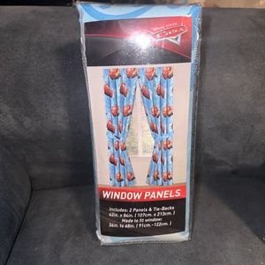 Disney Pixar Cars Mc Queen Window Panels